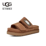 Летние комфортные угги, слайдеры на платформе на липучке, тапочки, 2022