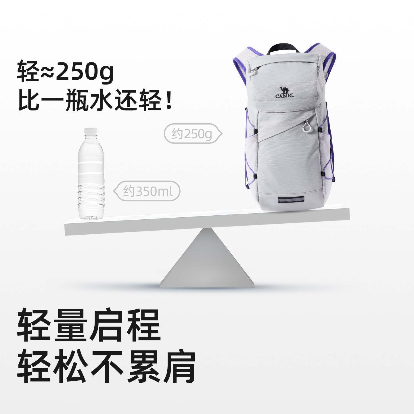 骆驼轻量化户外双肩包运动徒步爬山登山包轻便透气背包,淘宝优惠券,粉丝福利购,淘宝优惠卷