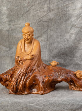 人物雕塑桌面摆件景德镇陶瓷