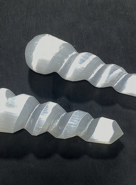 天然灯塔摆件按摩棒石膏批发把玩