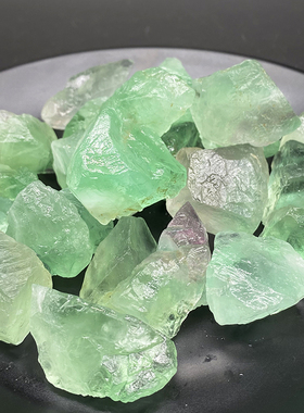 香薰石彩萤石矿物晶体扩香石