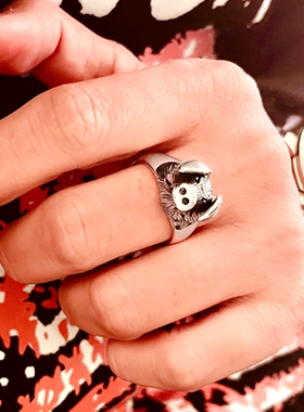 VANTICHI纯银小众复古戒指