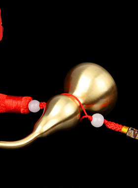 纯铜葫芦开口老神仙化解床头朝西