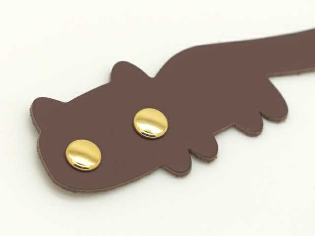 手工皮具刀模 皮革刀模小猫咪手环刀模M56 - 图1