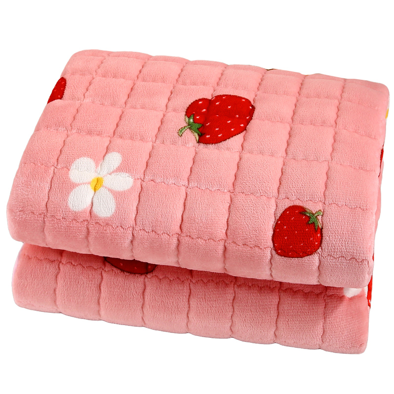 冬季法兰绒珊瑚绒床单毛毯加厚铺床毯子床上用学生宿舍单人加绒毯