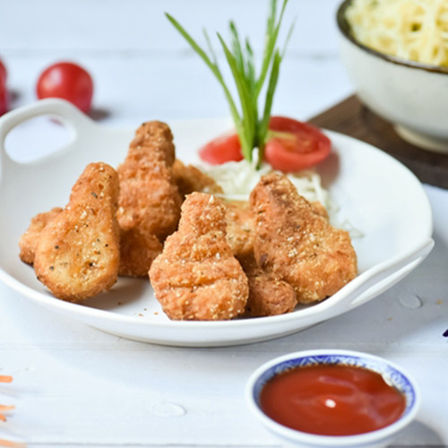 台湾放牛吃草素食爱之素香辣小鸡腿240g慈生素超市素鸡块素食佛家 - 图0