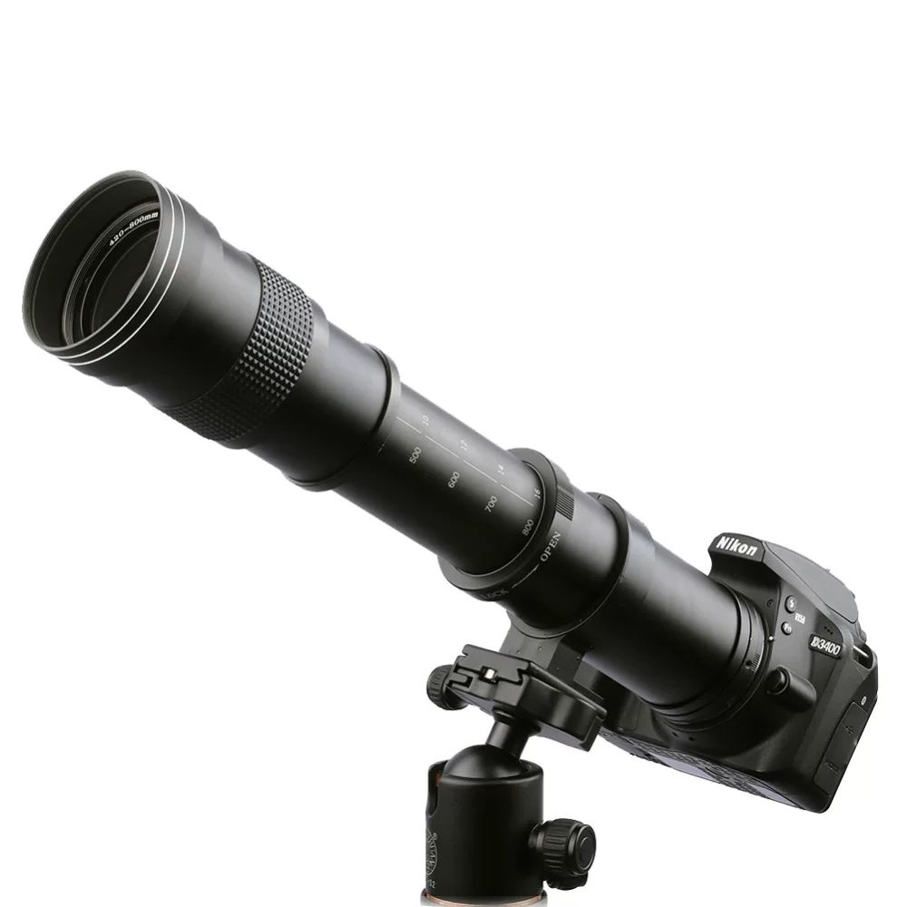 420-800mmf8.3 ручной зум Large zoom micro-single длиннофокусный объектив подходит для Canon Sony