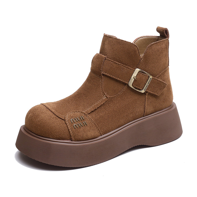 厚底大棉勃肯短靴女2025冬季新款羊毛加厚保暖抗寒东北防滑雪地靴,淘宝优惠券,粉丝福利购,淘宝优惠卷
