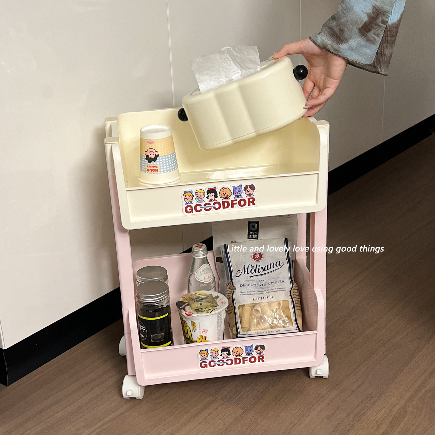 零食置物架落地移动小推车多层玩具架子宿舍生活用品分层收纳神器,淘宝优惠券,粉丝福利购,淘宝优惠卷