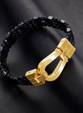 克朗托天磁石保健手环手链