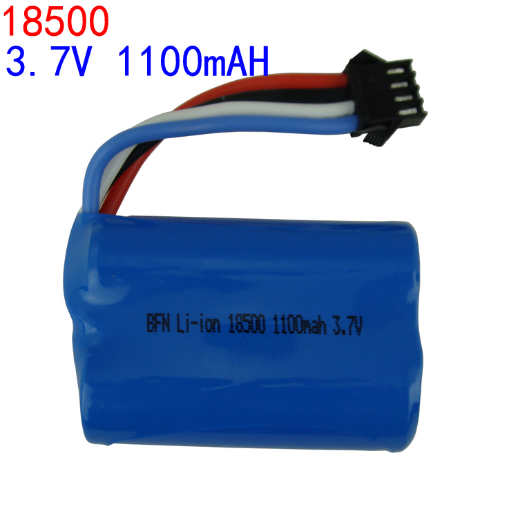 优迪UDI001遥控船锂电池 3.7V 600mAH 18350 SM-4P插头 圆柱电池 - 图3