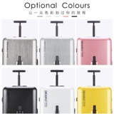 Вместительный и большой прочный универсальный чемодан подходит для мужчин и женщин, увеличенная толщина, 24 дюймов