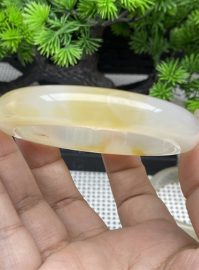 马达加斯加高冰飘花海洋玉髓手镯