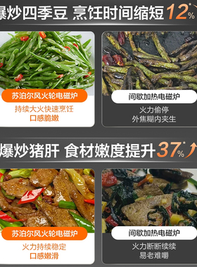 苏泊尔风火轮电磁炉家用大火力持续爆炒多功能多档调节电磁灶