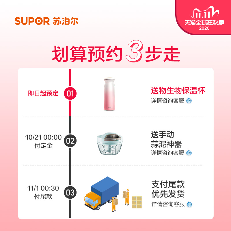 苏泊尔官方旗舰店苏泊尔电火锅FK622家用多功能一体锅宿舍锅电热锅煮面锅电煮锅2