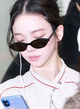 2026新款复古椭圆框偏光墨镜男女