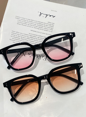 防紫外线街拍男女腮红墨镜潮