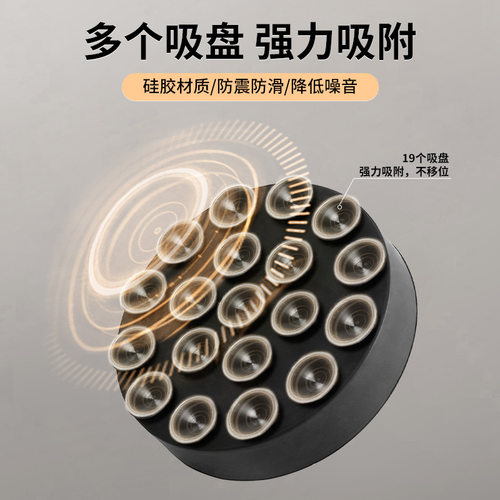 【4个装】洗衣机垫子减震脚垫带吸盘稳定静音加厚大家电防滑减噪 - 图3