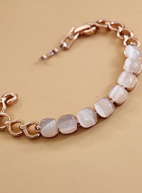 威妮华比拉玫瑰金手链