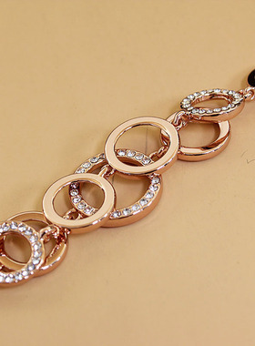 威妮华欧美双环手链新高级感原创