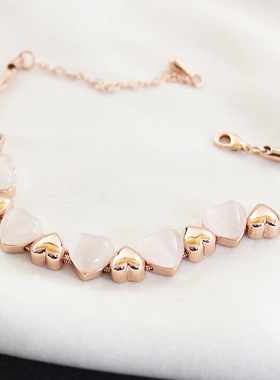 威妮华女猫眼石法式手链