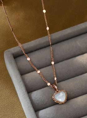 2024年新款日韩玫瑰金项链