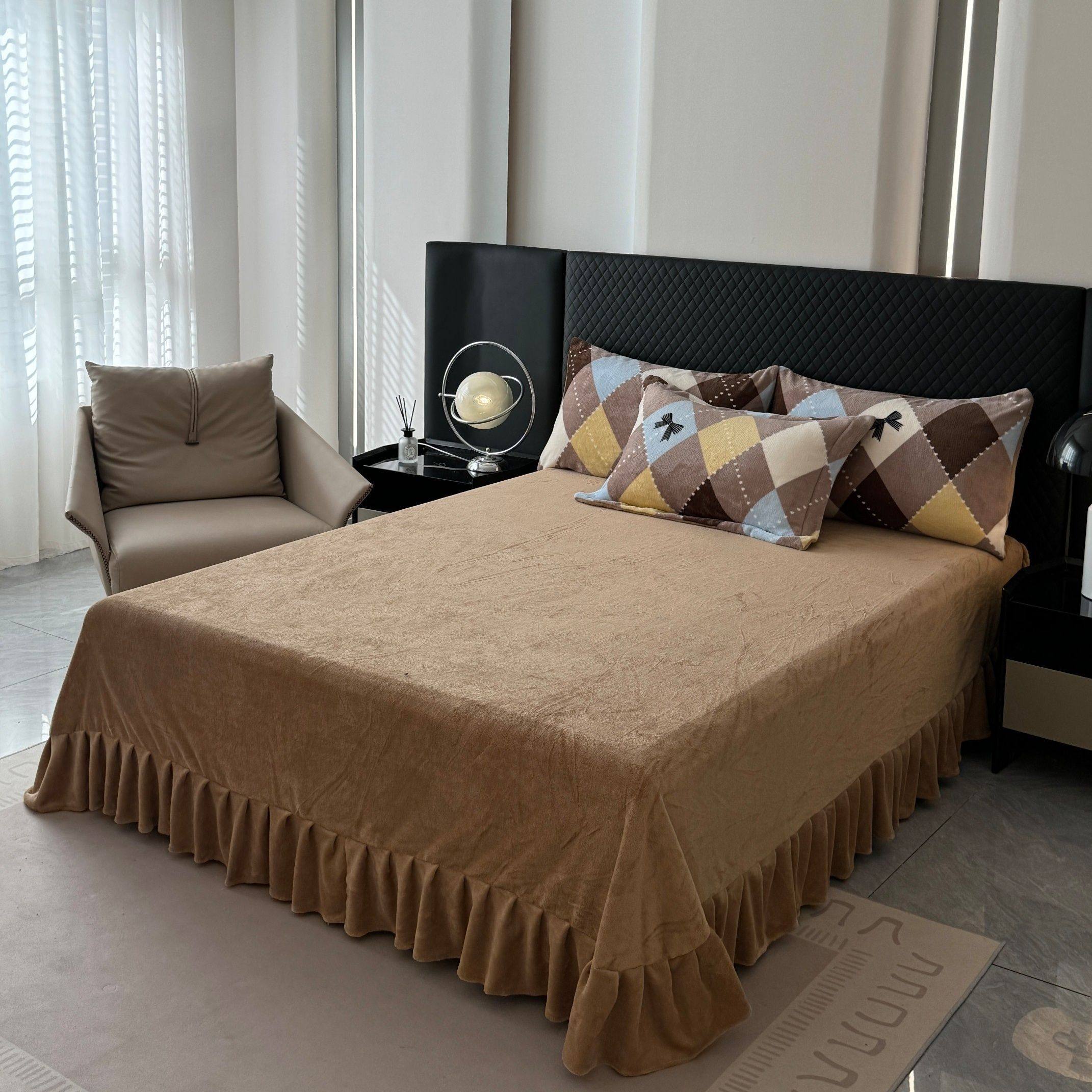 a类母婴冬季加厚绒床单牛奶绒床裙,淘宝优惠券,粉丝福利购,淘宝优惠卷