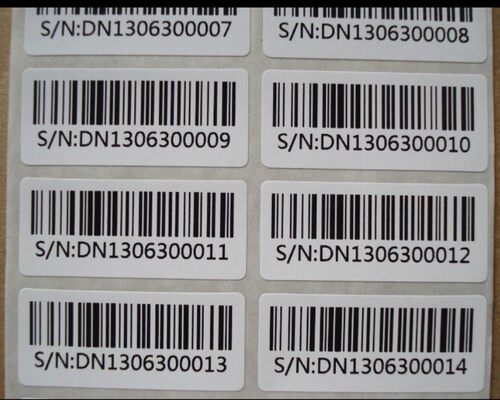 热卖标签40X20铜版不干胶纸os214 314PLUS TSCTE244 MA2400  3400 ZD/GK888T CR ZT411 511 210 230打印贴纸 - 图2
