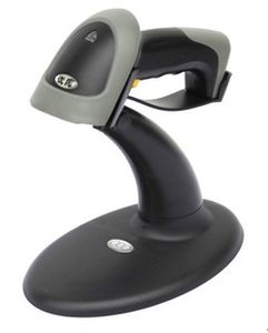 特惠优库990 自感应条码扫描仪 usb激光条码枪 条码阅读器 含支架