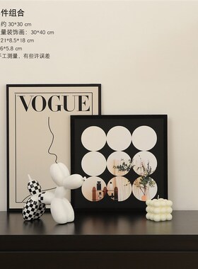 电视柜摆件客厅轻奢高档花瓶装饰画房间改造小物件家居装饰品好物