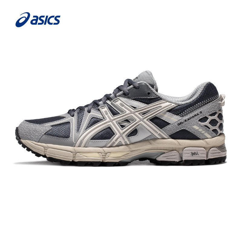 asics gel-kahana 8复古灰越野男鞋 伟伦运动户外跑步鞋