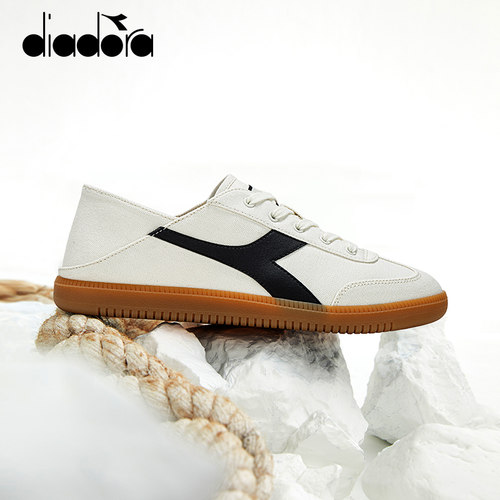 diadora/迪亚多纳男女春夏懒人鞋一脚蹬帆布休闲鞋Saunter SLIPON - 图0