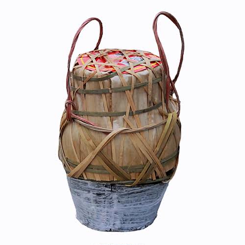 绍兴特产 十年陈花雕酒5L坛装酒 10年陈竹编串络10斤糯米酒 - 图2