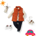 Áo chống mùa thu và cổ áo trẻ em áo lụa mùa đông Áo vest trẻ em mùa đông cho bé trai và bé gái áo vest cotton dày ấm áp - Áo ghi lê áo khoác trẻ em Áo ghi lê