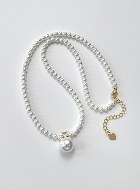 戴拉时尚高级感气质仿珍珠项链