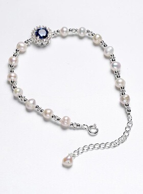 戴拉时尚高级感天然淡水珍珠手链