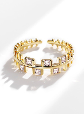 时尚个性简约开口气质潮酷鱼骨