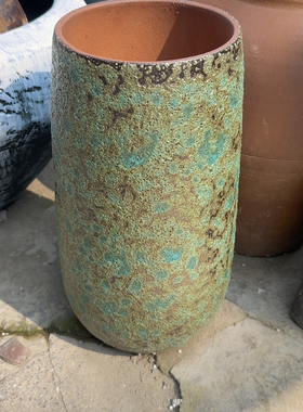细高直筒花盆，花瓶