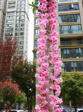 仿真樱花藤条花朵更密颜色自然