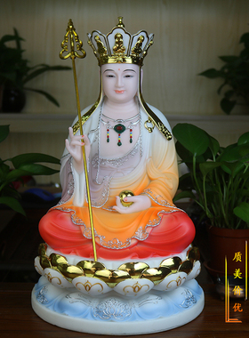 释迦地藏汉白玉念佛堂菩萨观音像