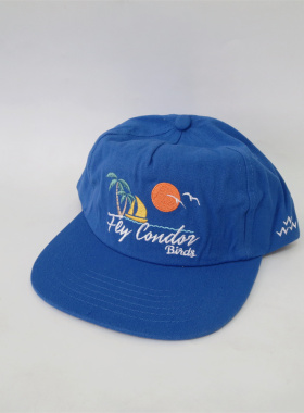 澳洲街头潮牌复古休闲度假风chill素款水洗golfcore软顶平檐帽hat