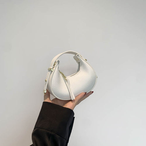 高级质感小包包女2026新小众百搭腋下包流行爆款饺子包手提月牙包 - 图1