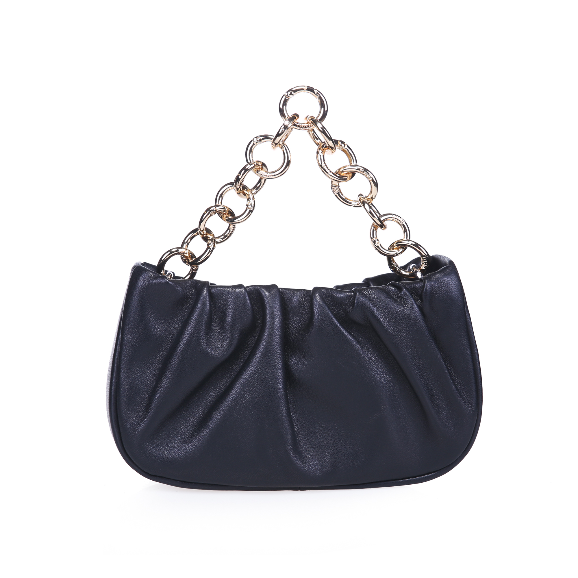 QULU设计师羊皮链条包 轻奢小众斜挎包女 高级感真皮单肩腋下包,淘宝优惠券,粉丝福利购,淘宝优惠卷