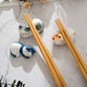 Japanese lucky cat chopstick stand