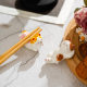 Japanese lucky cat chopstick stand