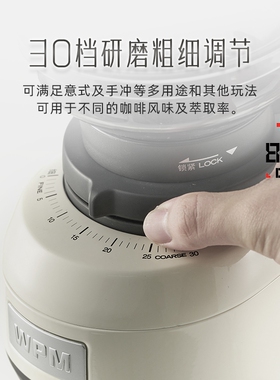 WPM惠家ZD17N2/15N/ZD18S咖啡磨豆机电动小型家用意式磨豆研磨刀