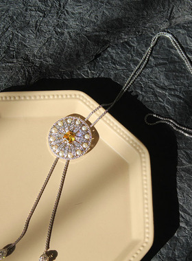 圆盘长款百搭大气蛇骨链淡水珍珠