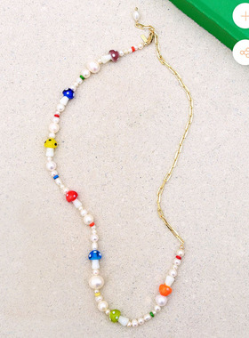 珍珠小众欧美风权志龙同款锁骨链