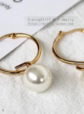 欧美时尚潮品个性极简珠结环绕手镯女链子气质配饰品手环套装耳环