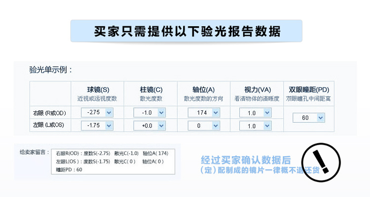 近视眼镜镜片树脂非球面超薄眼睛片2片防蓝光超轻配镜 私人定制 - 图2